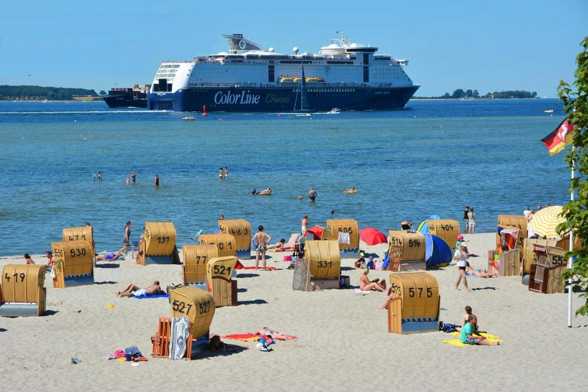 Appartamento Haus Panorama Laboe Nr 15 Esterno foto